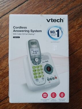 The VTech CS6124 Cordless Phone With Digital Answering Machine  New